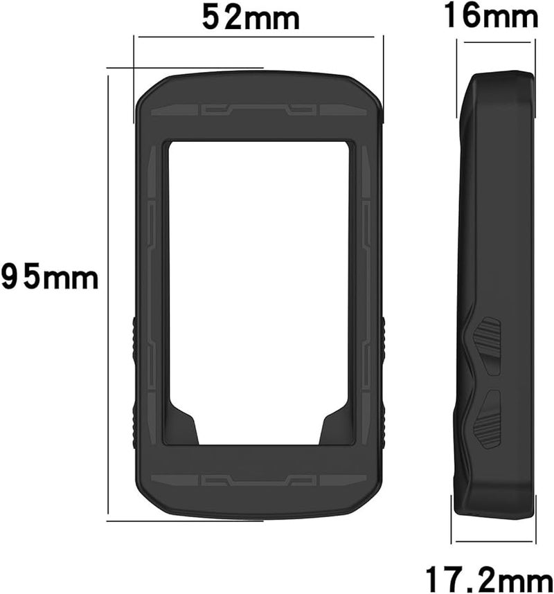 Bryton Rider 750 Cycling Computer Silicone Protective Case Black - Image 4